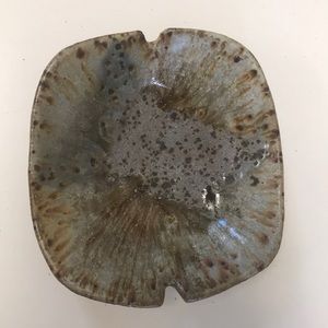 Signed Studio Pottery Trinket‎ Dish / Ashtray